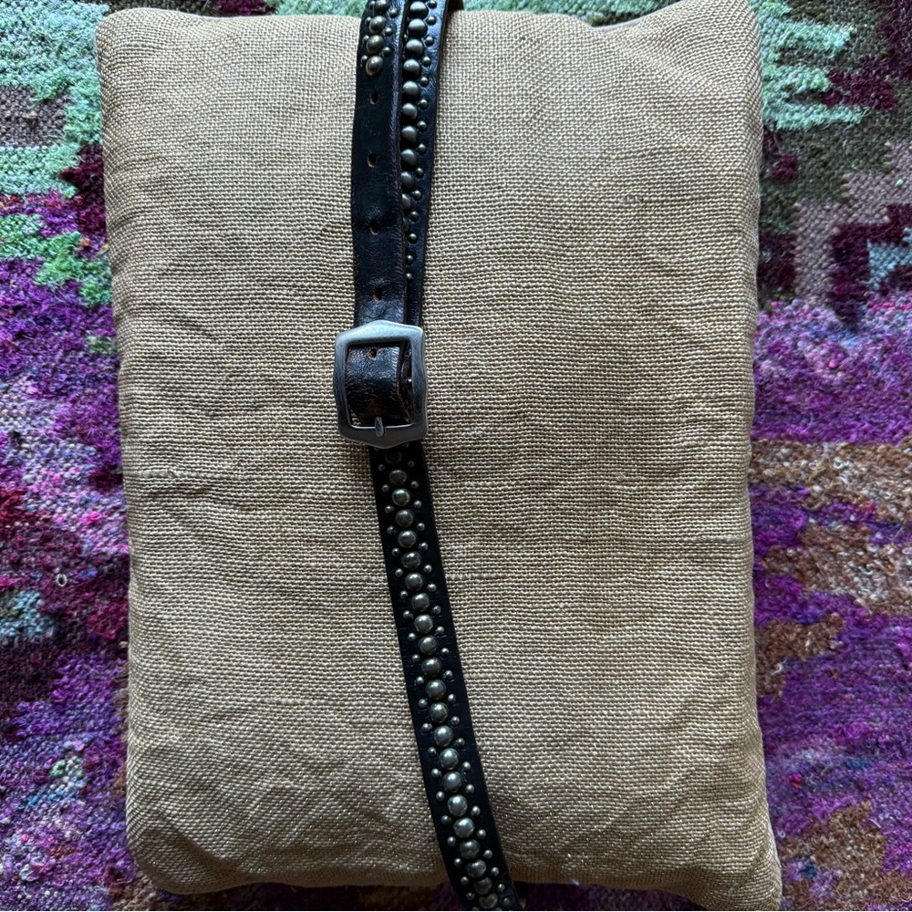 Vintage Belt Upcycled With Studs